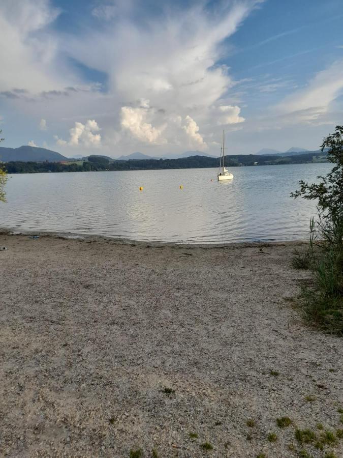 Mobilheim Chalet Bei Georg Seekirchen am Wallersee Ngoại thất bức ảnh
